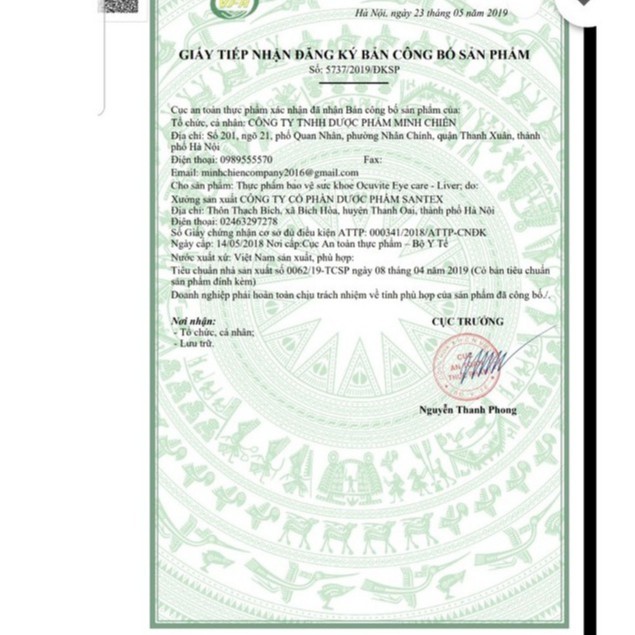 VIên uống OCUVITE giúp mắt sáng khỏe