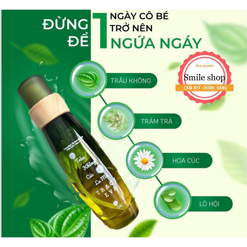 [Ảnh thật] Dung dịch vệ sinh trầu không cúc la mã Tracy Eva chính hãng