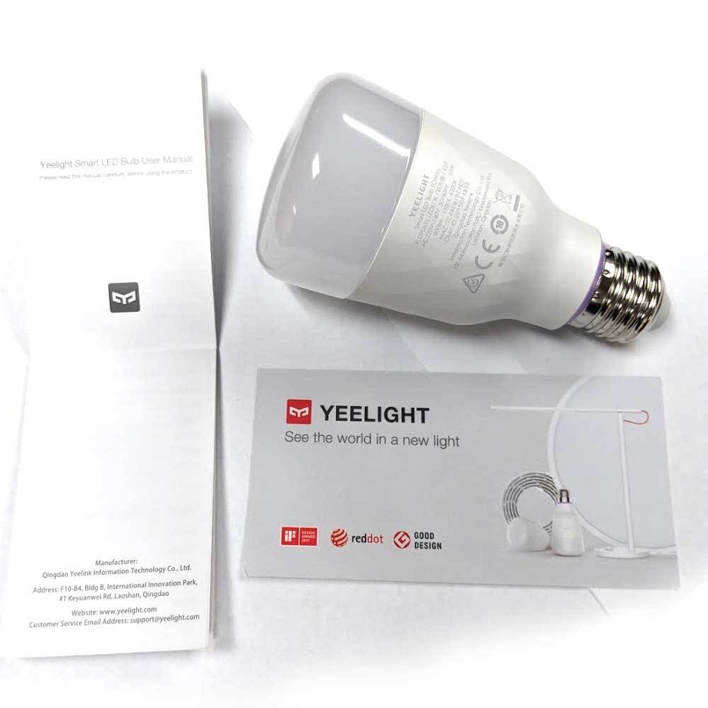 Bóng đèn thông minh Yeelight W3 / W4 / 1SE 16 triệu màu đui đèn E27 phù hợp với đèn bàn học pixar bh 12 tháng