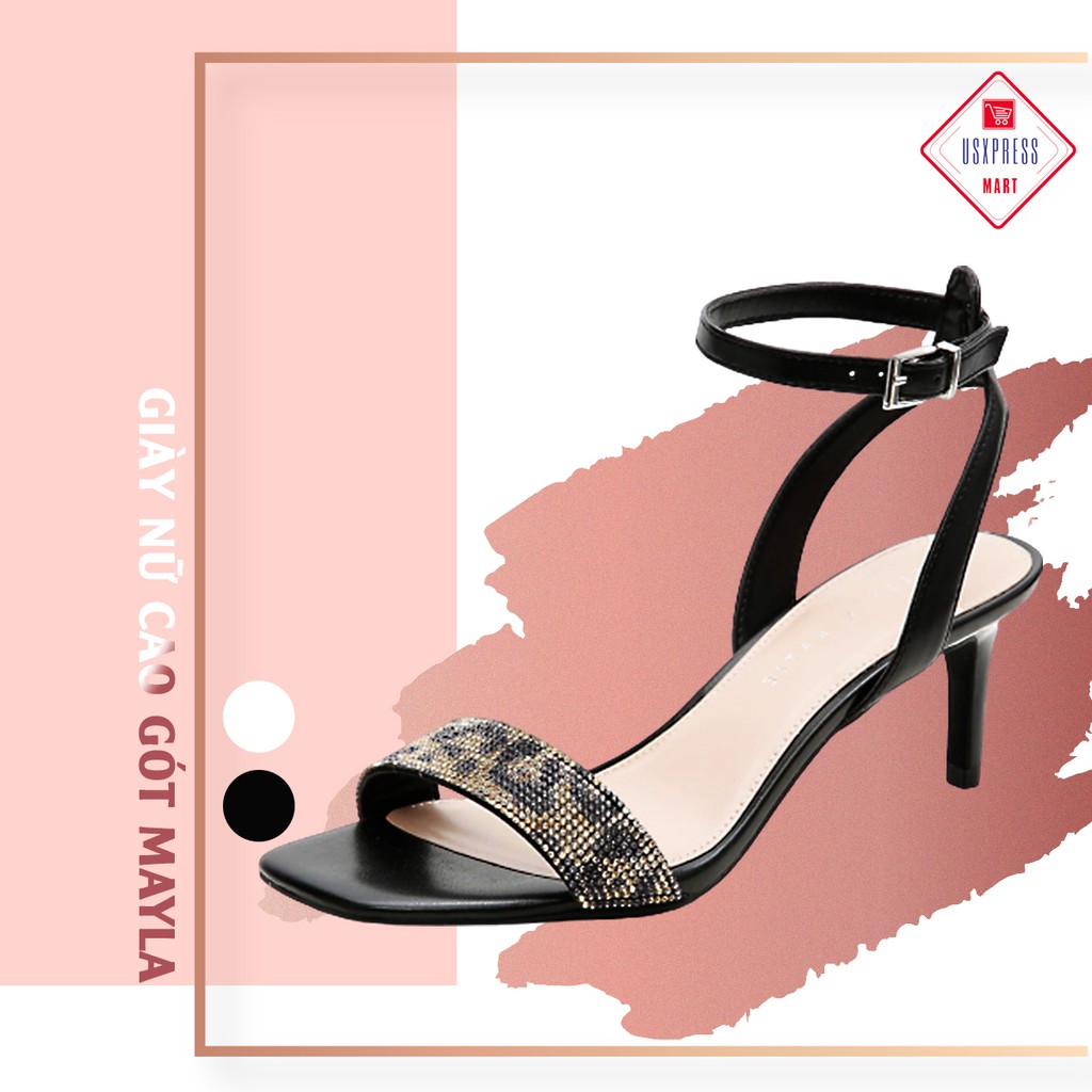 Giày Cao Gót Nữ Mayla Thương Hiệu Kelly & Katie, Mũi Vuông,Gót nhọn, Êm Chân,6Cm.