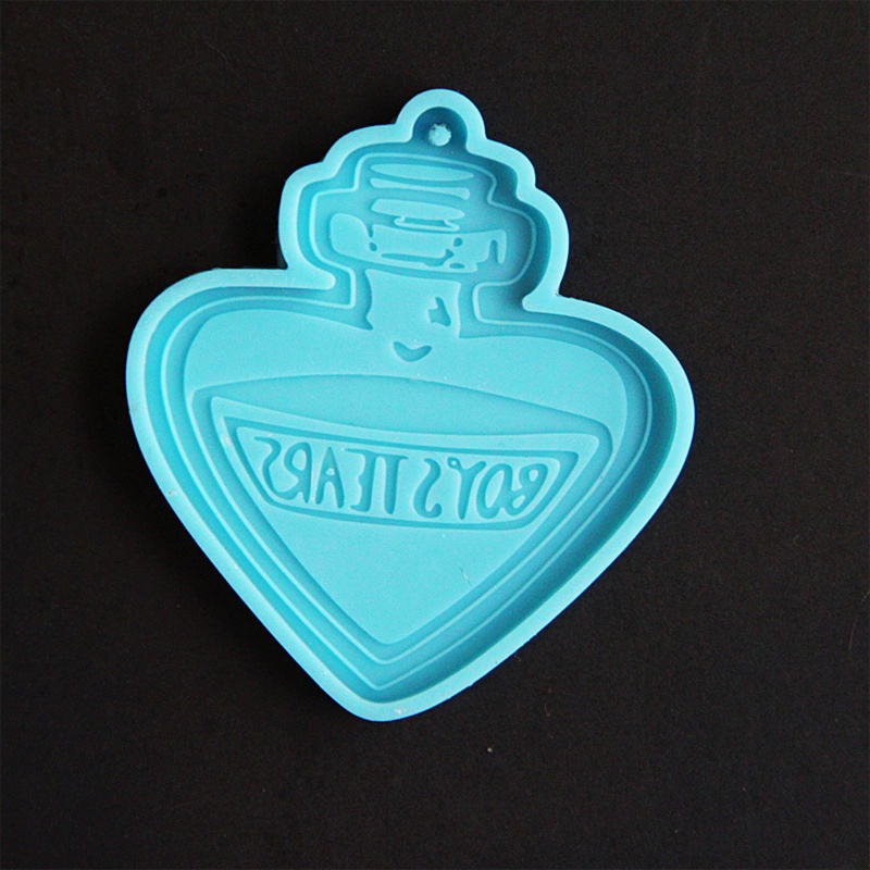 Khuôn Silicone Làm Móc Khóa Hình Chai Nước Ngọt