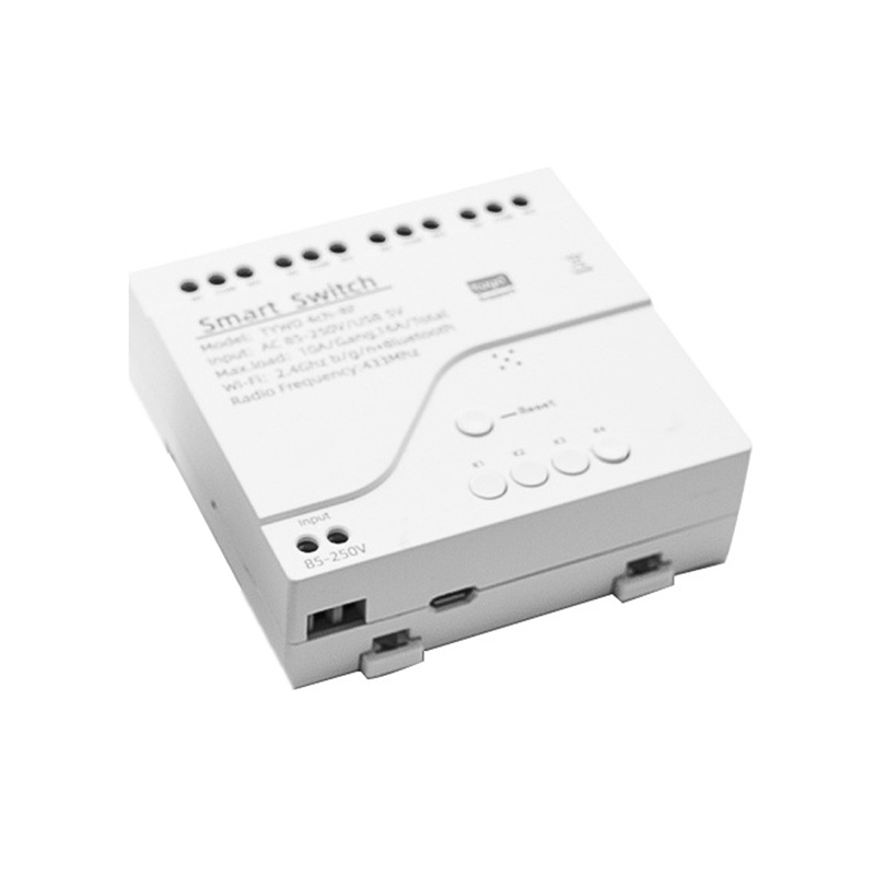 Mô-đun Công Tắc Điều Khiển Mô Tơ Wifi Thông Minh RF 433 4CH Inch Cho Alexa Google Home, 4CH
