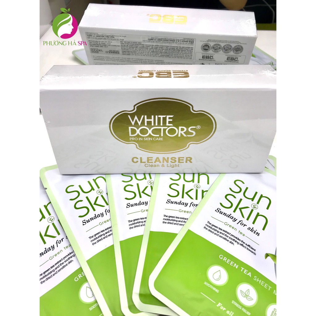 Sữa rửa mặt ngăn ngừa mụn, giảm nám, làm sáng da White Doctors Cleanser 120ml