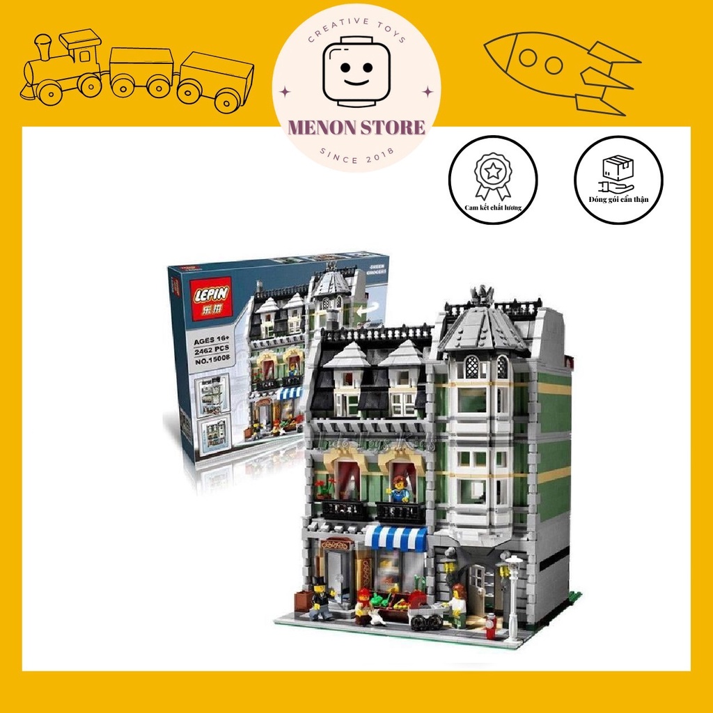 Đồ chơi lắp ráp 15008 Cửa hàng bán hoa quả