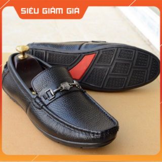 [CAM KẾT CHẤT LƯỢNG] Giày Lười Nam Công Sở Da Bò Thật