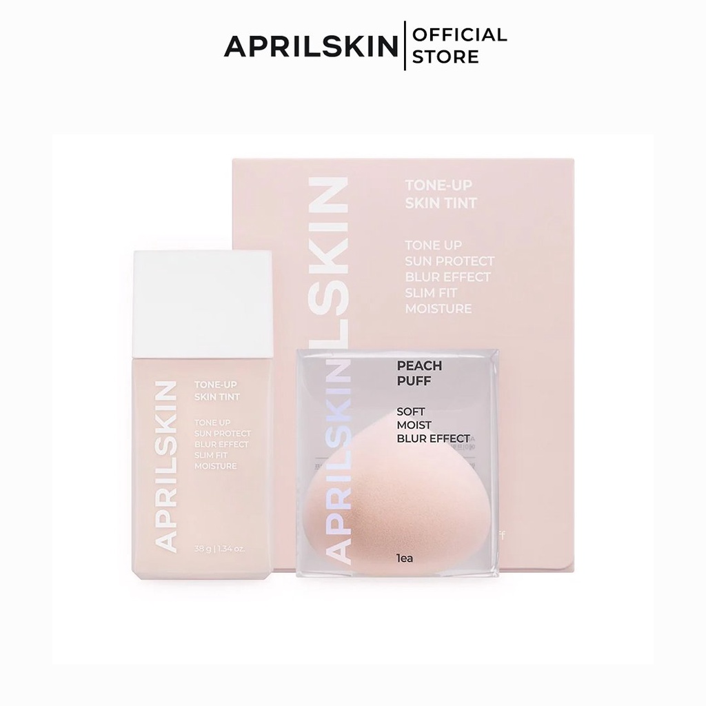 [SALE VỎ HỘP BỊ NHẠT MÀU] Kem Chống Nắng Nâng Tone Aprilskin Tone Up Skin Tint SPF 50+ 38g (HSD 17/05/2024)