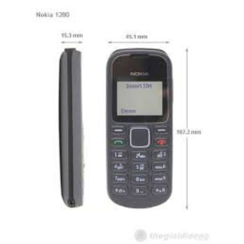 Điện thoại Nokia 1280 Nguyên zin Mới tinh chính hãng | BigBuy360 - bigbuy360.vn