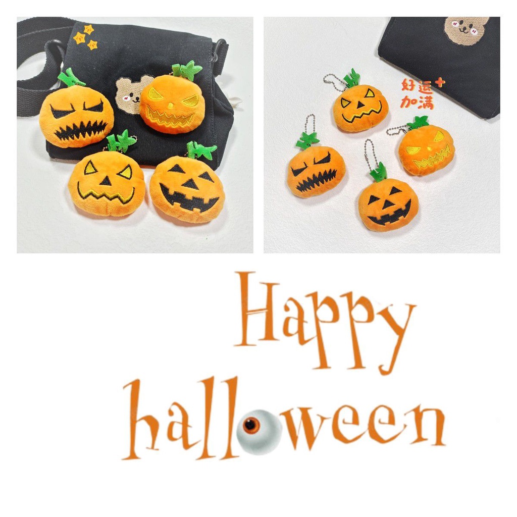 Quả Bí Ngô Nhồi Bông Mềm Mại Trang Trí Phòng Bé