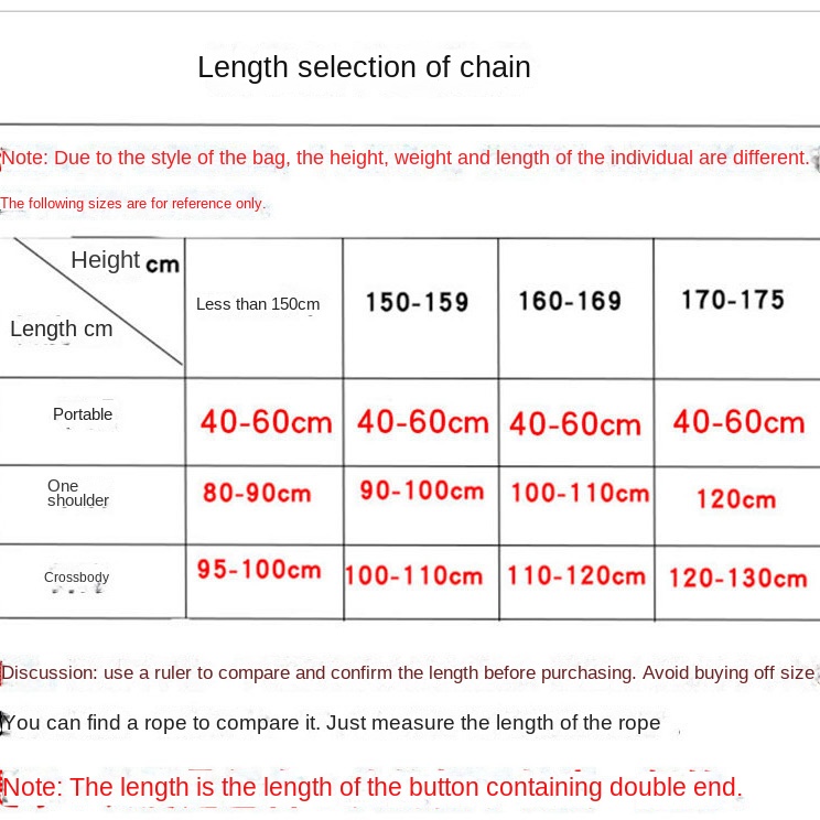 Dây Xích Hình Chữ O Bằng Kim Loại 5mm Gắn Túi Xách