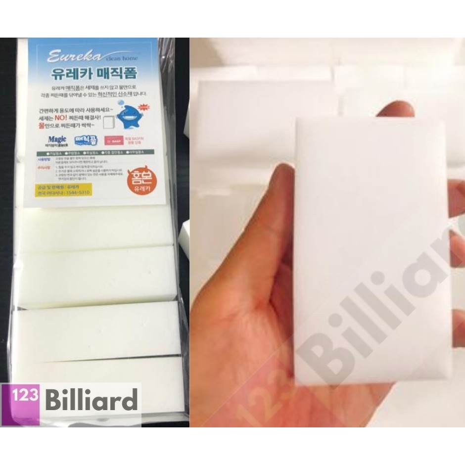 [SIÊU THỊ BIDA] 10 Mút lau cơ Bida Eureka Hàn Quốc [Vệ Sinh Cơ]