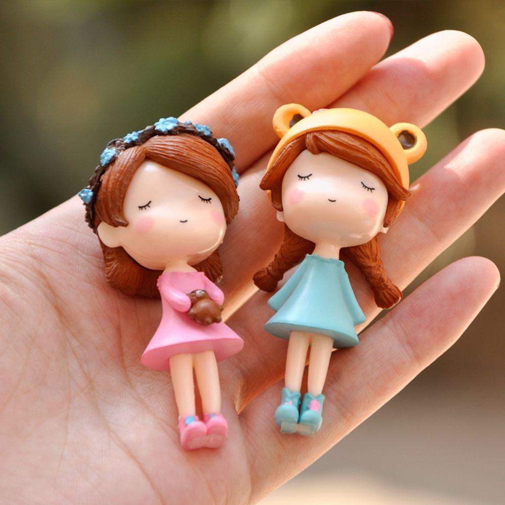 IVORY Set 4 Mô Hình Đồ Chơi Bằng Nhựa PVC Trang Trí Tiểu Cảnh