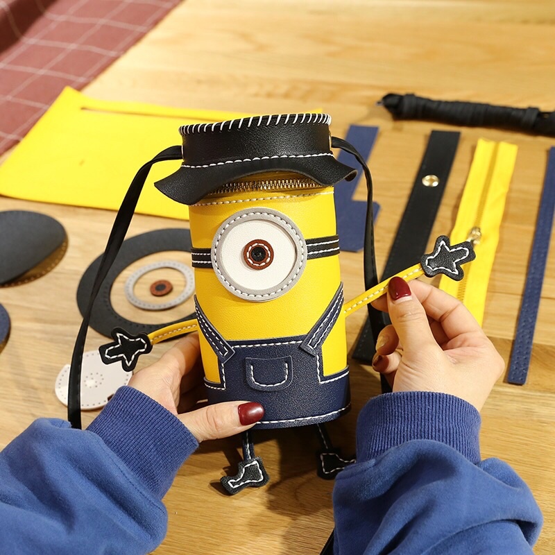 Túi handmade - Sét nguyên liệu - Phụ kiện làm túi đeo chéo Minion siêu ngầu😝😝😝