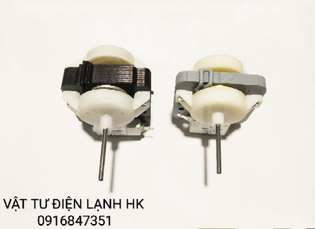 (Loại tốt) Động cơ quạt tủ lạnh trắng đa năng mỏng 7W - dày 13W Motor ngăn đá