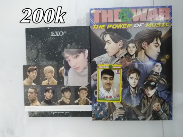 [Mua 1 tặng 1] Album EXO có poster và card