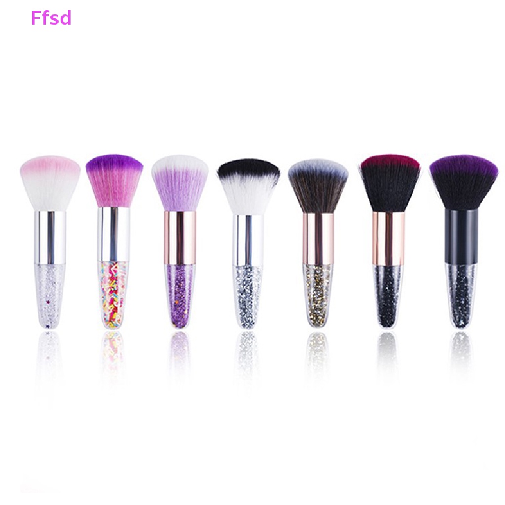 {Ffsd} 1 Cọ Trang Điểm Phấn Má Hồng Lông Xù Chuyên Nghiệp Màu Kẹo Nhỏ Gọn Bán Chạy