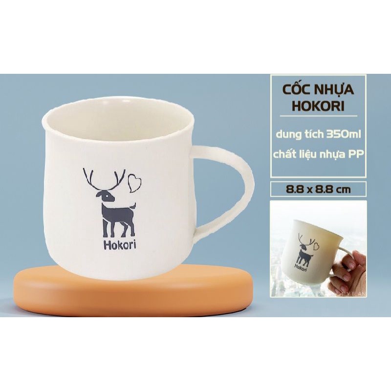 Cốc/ Ly Uống Nước Cao Cấp HOKORI 350ml Bền,Đẹp, Dùng Uống Nước, Đánh Răng cho Cho Bé và Người Lớn