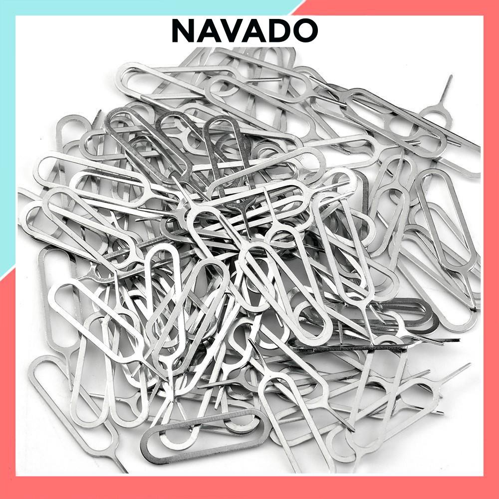 Que chọc sim Cây chọc sim điện thoại Cho máy Iphone, samsung, oppo, xiaomi bằng Inox QCS01