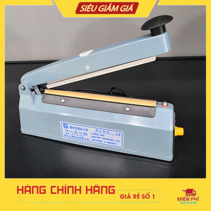 Máy Hàn Miệng Túi Dập Tay PFS 200MM | Tặng 1 bộ dây nhiệt + băng nhiệt dự phòng