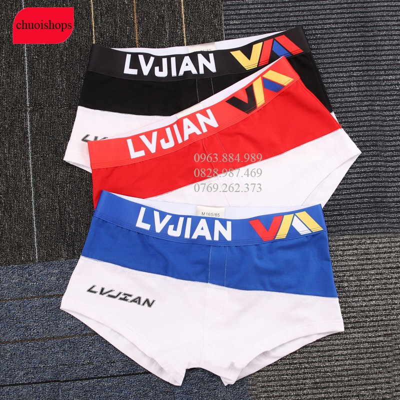 Bộ 4 quần ngủ LV.01 vặt chéo trẻ trung, năng động