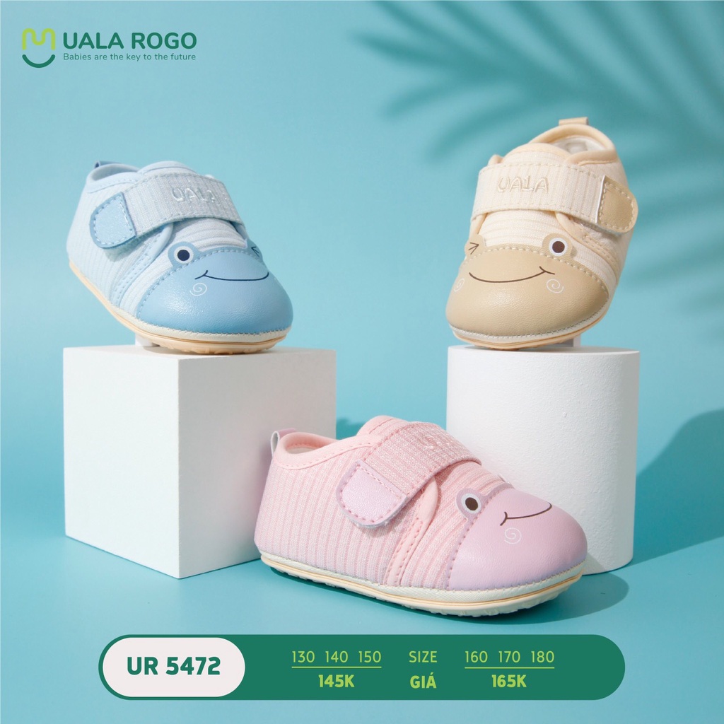 [CHÍNH HÃNG] Giày tập đi quai dính tuần lộc Uala Rogo