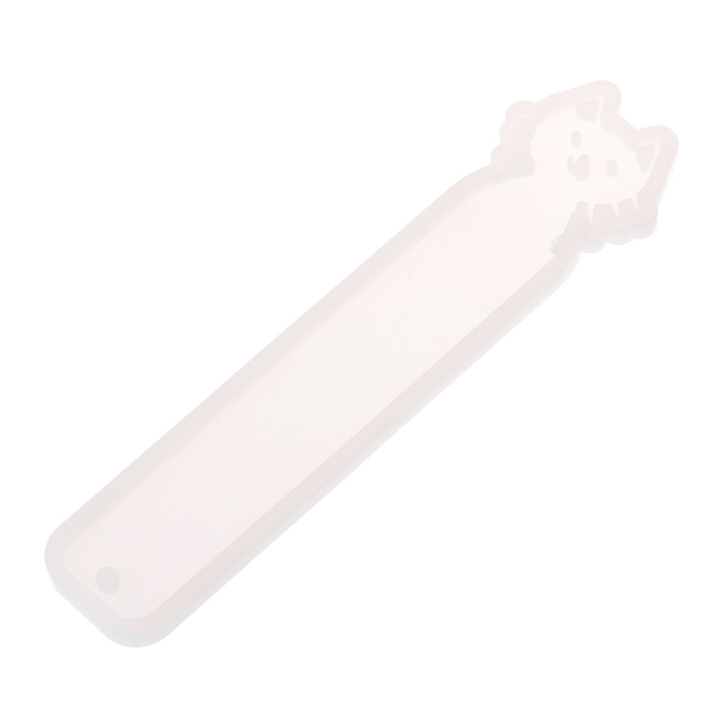 Khuôn silicon tạo hình Bookmark/trang sức hình mèo dễ thương