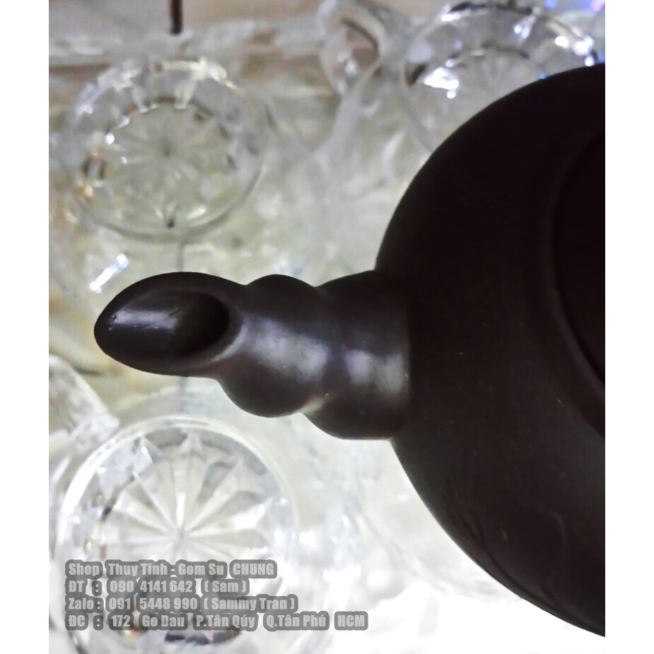 Ấm trà và 6 chung gốm Bát Tràng 300ML/500ML