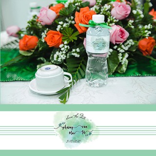 Nhãn chai nước đám cưới, đám hỏi