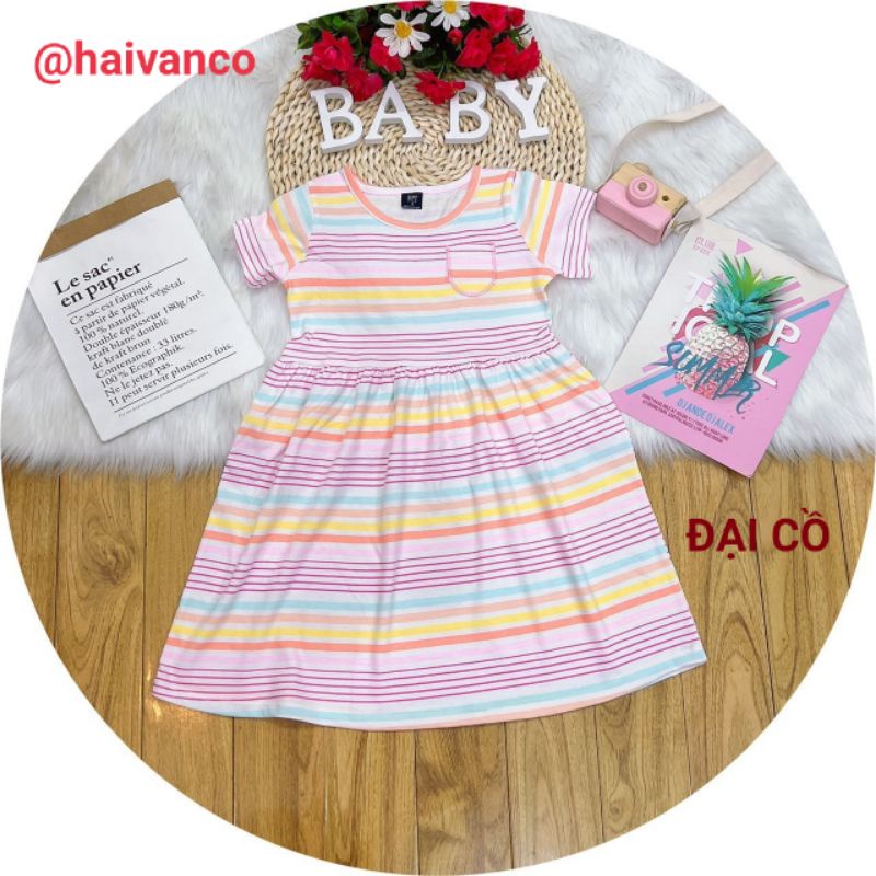 ĐẦM VÁY SIZE ĐẠI TO THUN COTTON BÉ GÁI NHIỀU MẪU MỀM MẠI VÀ THOÁNG MÁT ĐI HỌC ĐI CHƠI ĐỀU ĐẸP CHO BÉ 25 đến 45 KG