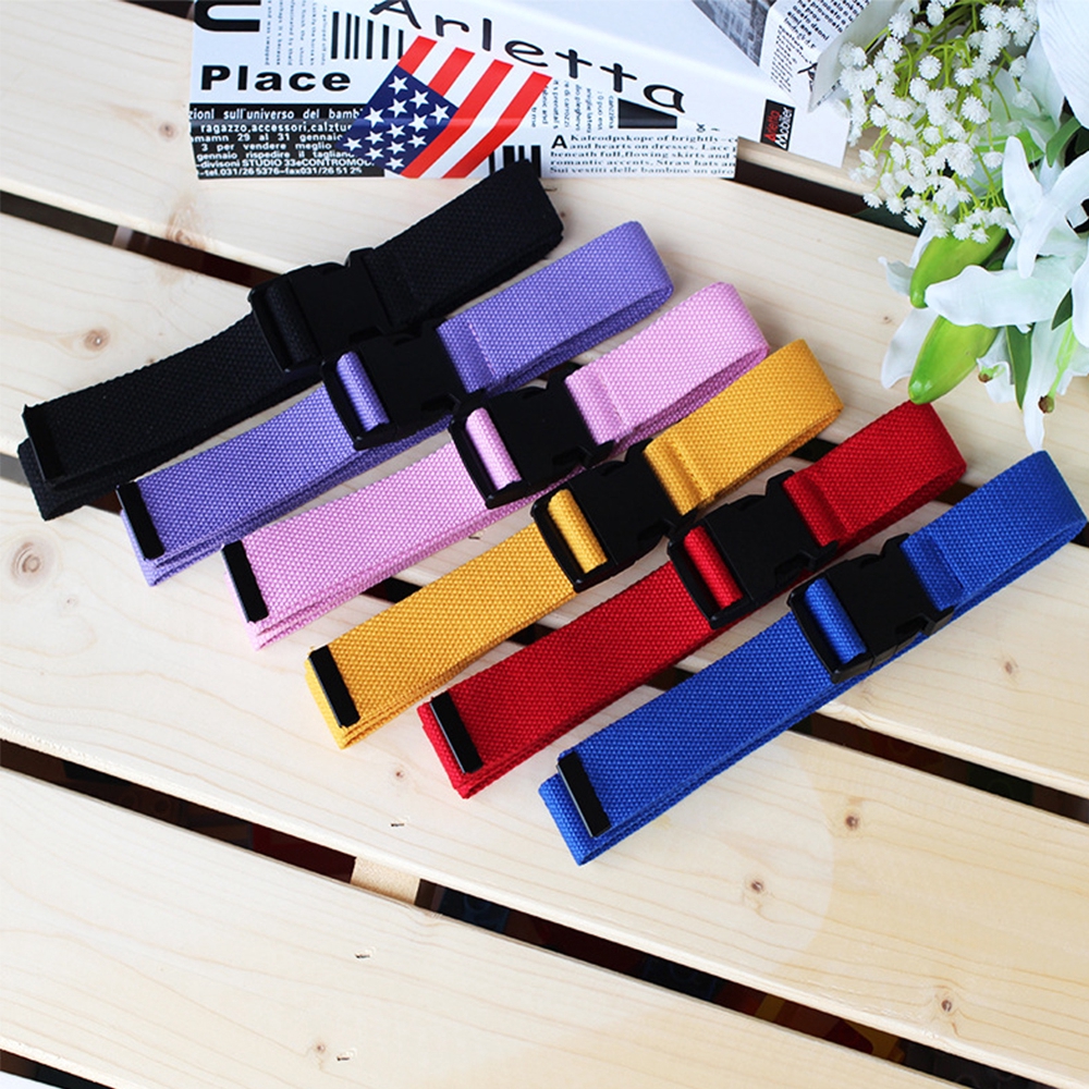 Dây thắt lưng bằng nylon canvas nhiều màu phong cách cổ điển