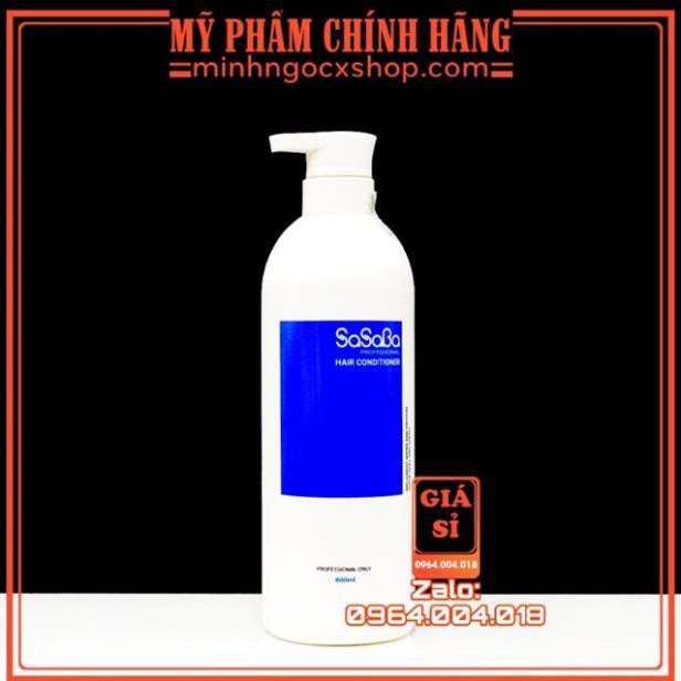 [Lẻ Gội Hoặc Xả] Dầu Gội Dầu Xả Hoàn Hình Sasaba Plus 500ML Mẫu Mới 2019