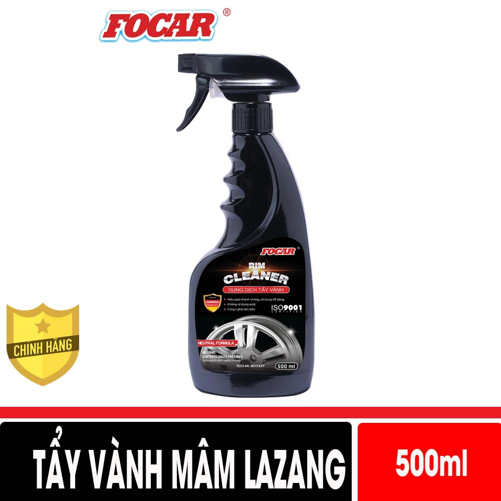 Dung dịch tẩy vành Lazang Focar Rim Cleaner 500ml