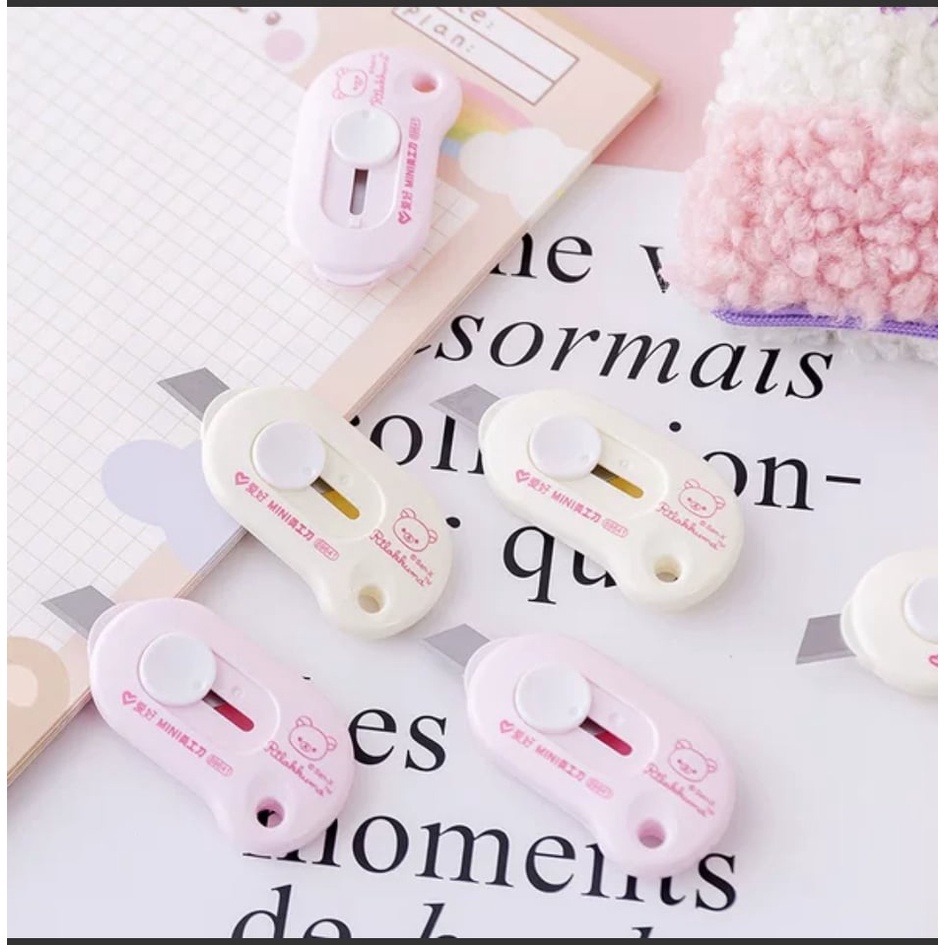 Dao dọc giấy mini hoạt hình gấu