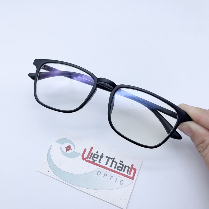 gọng kính cận vuông bầu mảnh kính độ giá rẻ nhận làm cận viễn loạn theo yêu cầu
