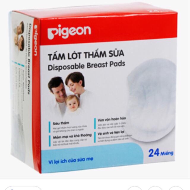 Tấm lót thấm sữa 24M Pigeon