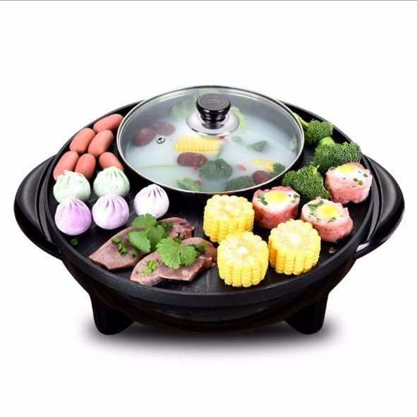 [XÃ KHO] BẾP LẨU NƯỚNG BBQ 2IN1 OUNIKA - BAKING PAN ĐA NĂNG [HCM]