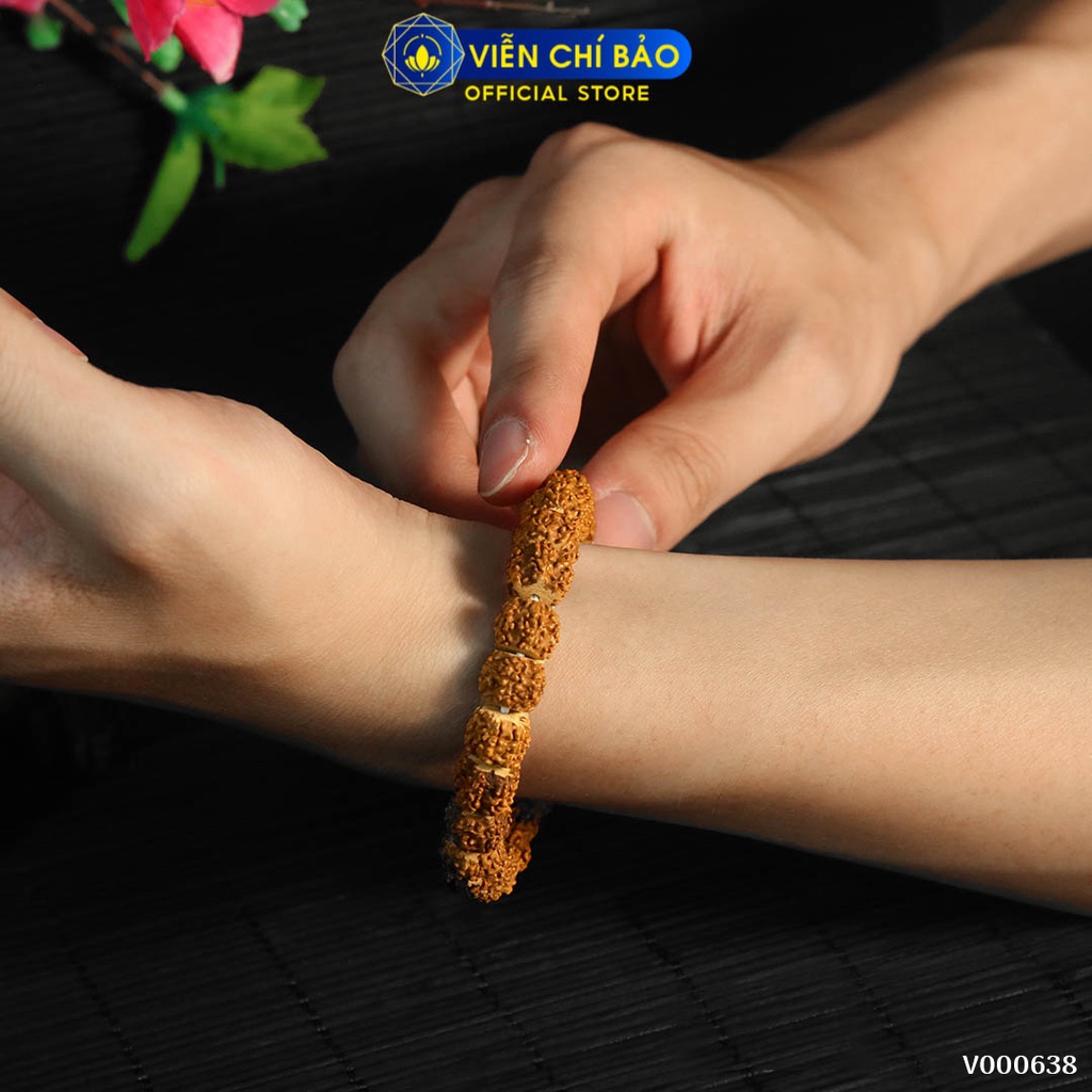 Vòng tay bồ đề tâm trơn thời trang phụ kiện trang sức Viễn Chí Bảo V000638