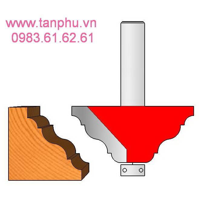 MŨI PHAY GỖ ĐÁNH CHỈ NÓC TỦ 08 CAO CẤP