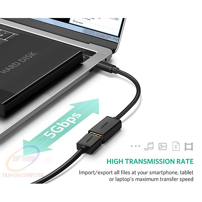 Cáp OTG USB Type C to USB 3.0 Ugreen 30701