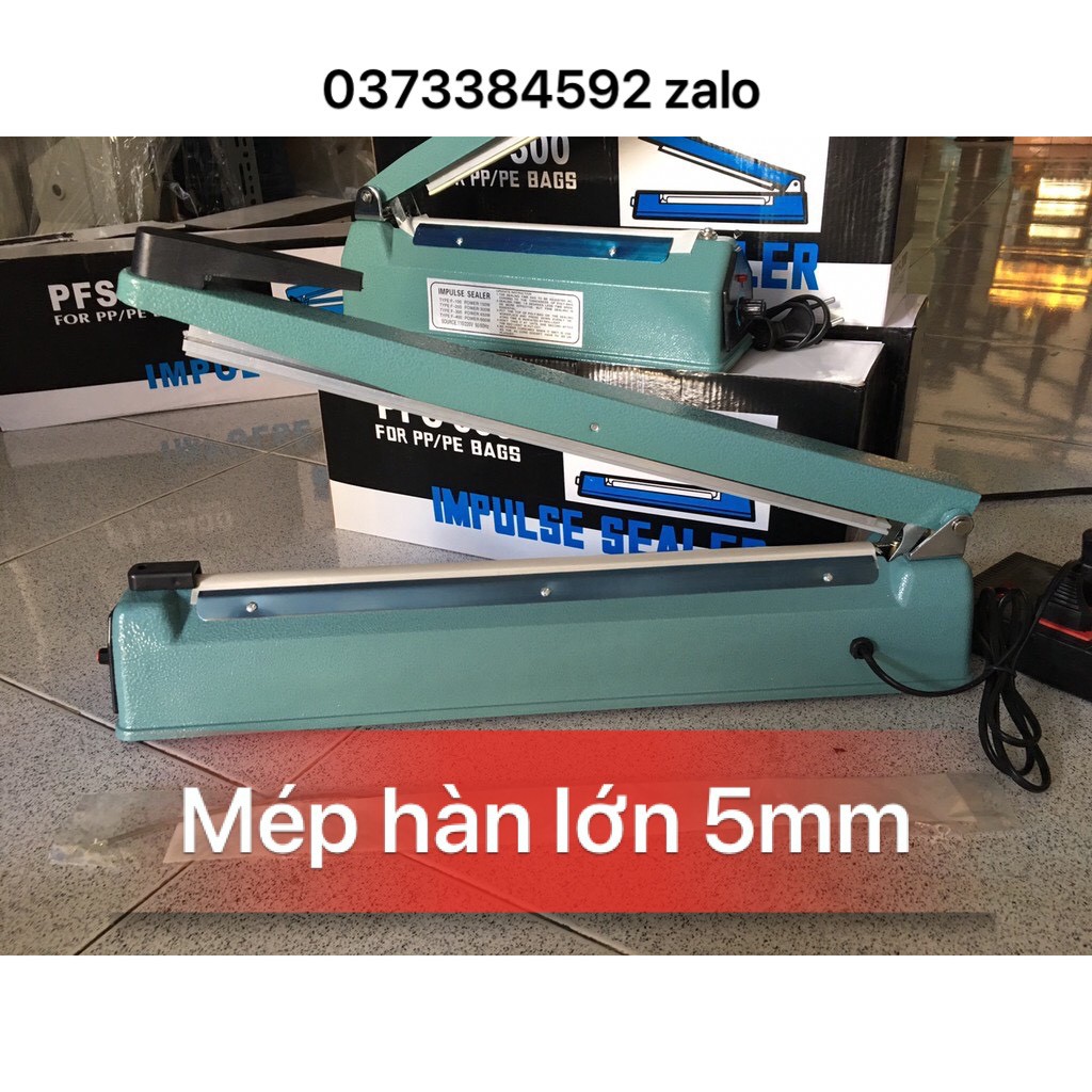 Máy dán, hàn miệng túi nilon dài 30cm mối hàn 5MM ,MÁY ÉP TÚI đóng gói thực phẩm dập tay