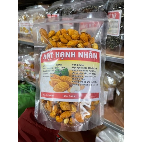 HẠT HẠNH NHÂN RANG BƠ THƠM NỨC 500G
