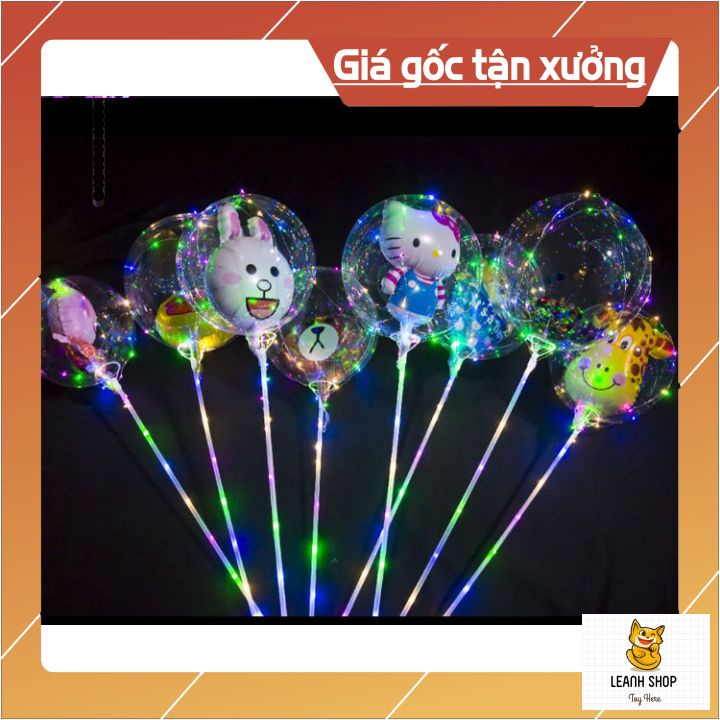 Bóng bay galaxy đèn led siêu phát sáng nhiều màu siêu dày