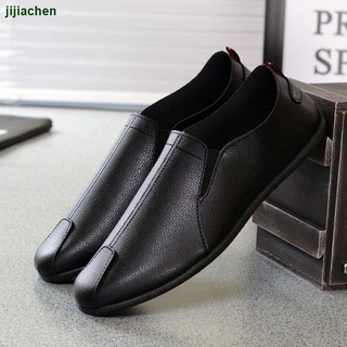 Giày lười da pu phong cách Hàn Quốc cho nam