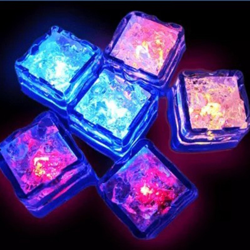 Bộ 12 Đèn Led Hình Viên Đá Phát Sáng Tự Động