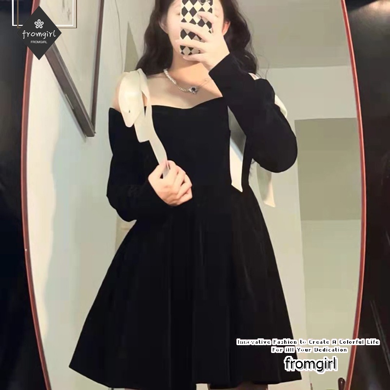 Đầm hoa eo cao thời trang mùa xuân mới 2021