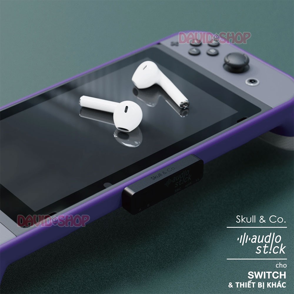Thiết bị âm thanh AudioStick Bluetooth 5.0 Transmitter cho Nintendo Switch, PS4, PS5 và thiết bị khác