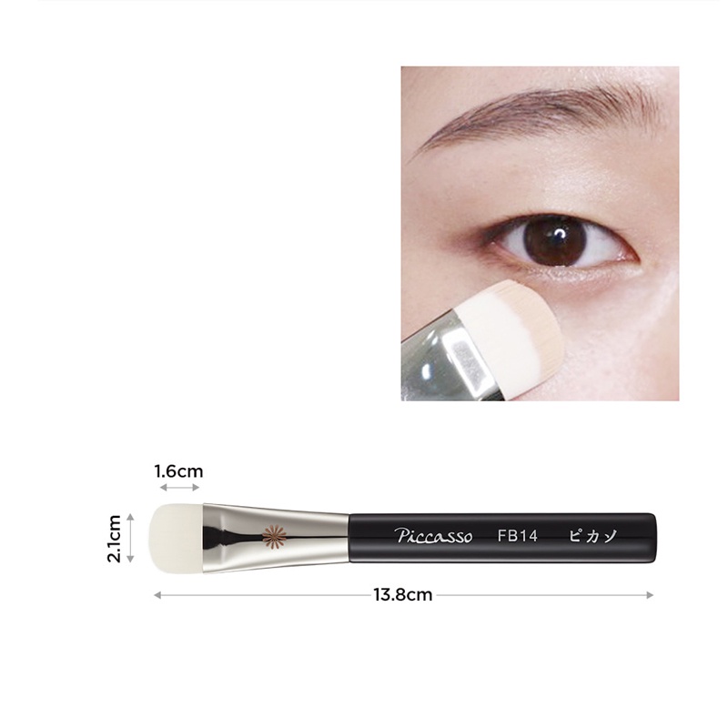 Cọ che khuyết điểm dạng rộng Piccasso FB14 Foundation Brush