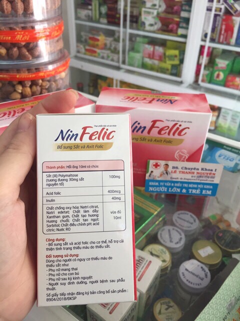 ✅(chính hãng)NINFELIC-bổ sung sắt&acid folic | BigBuy360 - bigbuy360.vn