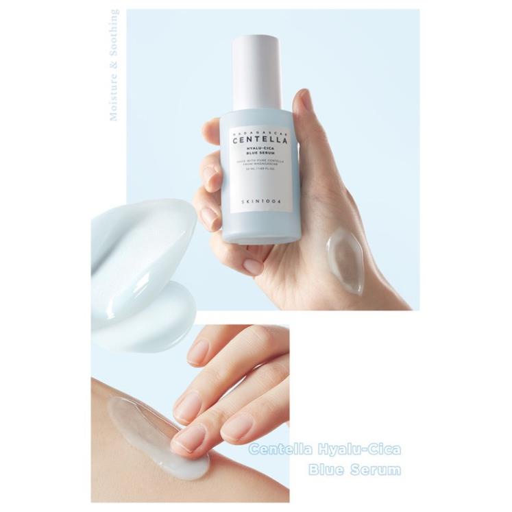 Hàng Hàn- Tinh chất cấp ẩm chuyên sâu Skin1004 Madagascar Centella Hyalu-cica Blue Serum 50ml Chính Hãng 100%