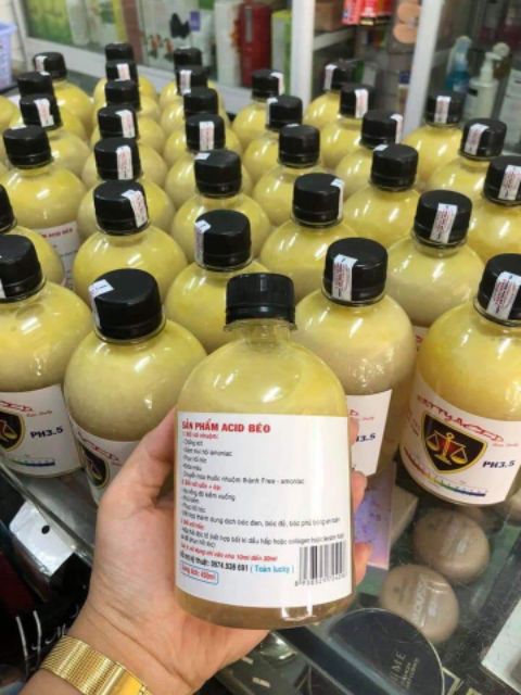 Axit Béo TNT 450ML Hỗ trợ uốn nhuộm chăm sóc chuyên sâu cho tóc