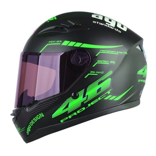 MŨ BẢO HIỂM FULLFACE LÓT THÁO RỜI CHÍNH HÃNG AGU A -138